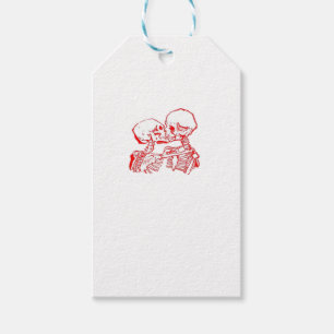 Till Death Do Us Apart (Red Transparent) Gift Tags