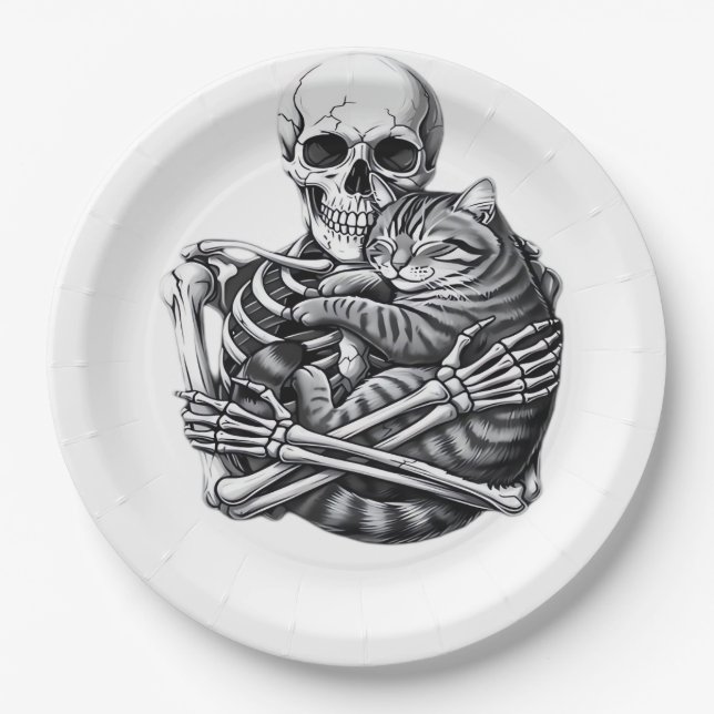 Till Death Do Us Classic & Quote Paper Plate (Front)