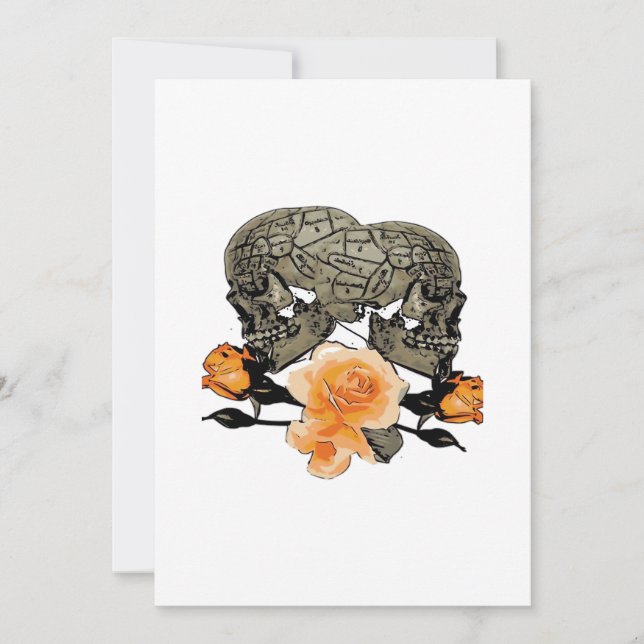 Till Death Do Us Funny Design For Halloween Holiday Card (Front)