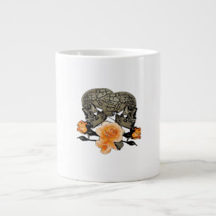 Till Death Do Us Funny Design For Halloween Large Coffee Mug