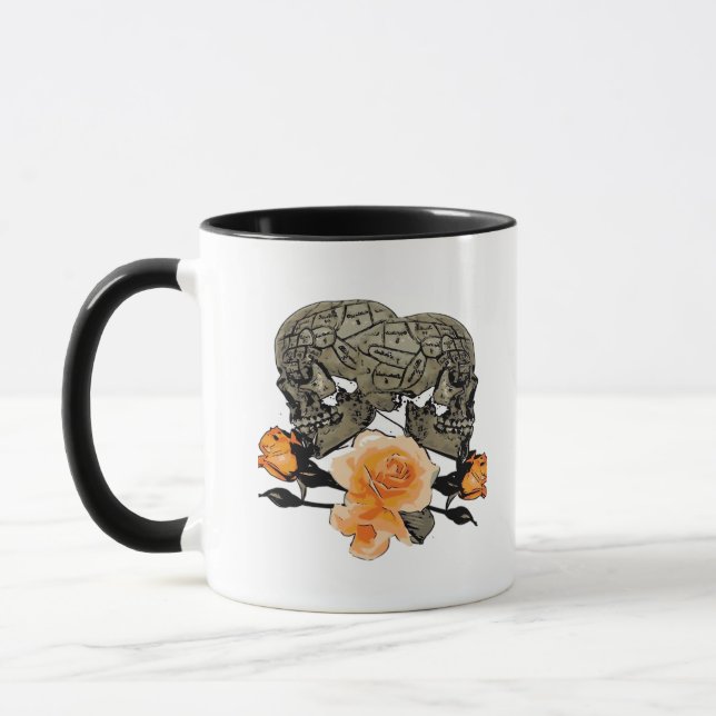 Till Death Do Us Funny Design For Halloween Mug (Left)
