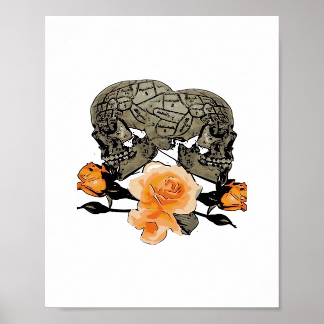 Till Death Do Us Funny Design For Halloween Poster (Front)