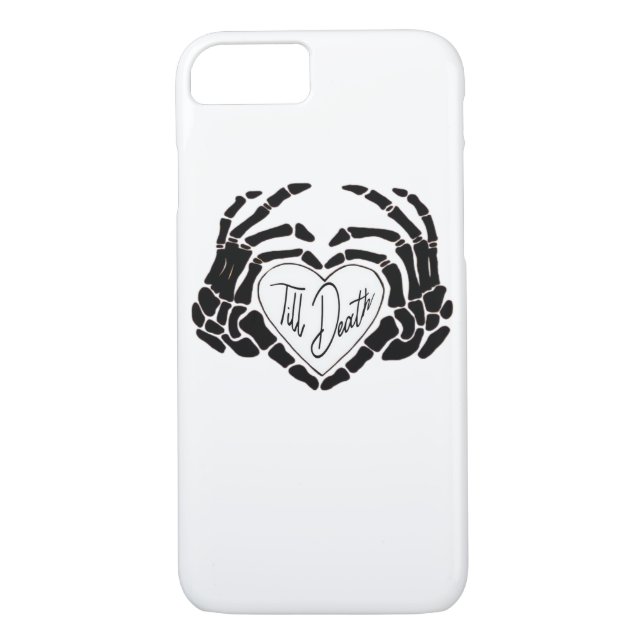 Till Death Do Us Funny Design – Ghostly Love Vibes Case-Mate iPhone Case (Back)
