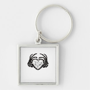 Till Death Do Us Funny Design – Ghostly Love Vibes Key Ring