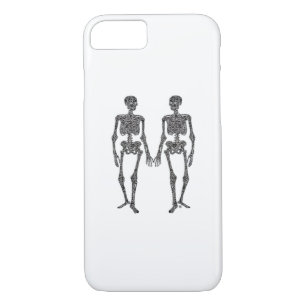 Till Death Do Us Part 2 Skeletons Classic iPhone 8/7 Case
