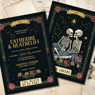 Till Death Do Us Part 3 | Tarot Wedding Invitation