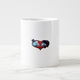 Till Death Do Us Part (Back Bg Variant) Graphic Large Coffee Mug