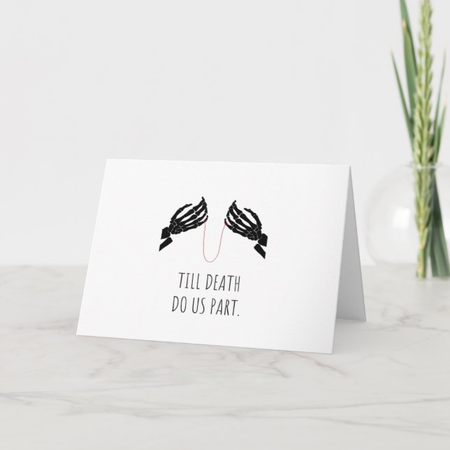 Till Death Do Us Part Boxy Card (Front)