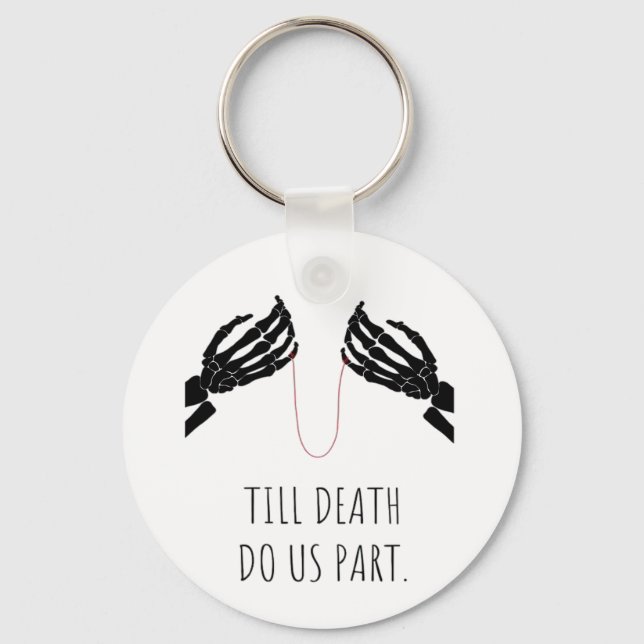 Till Death Do Us Part Boxy Key Ring (Front)