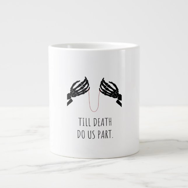 Till Death Do Us Part Boxy Large Coffee Mug (Front)