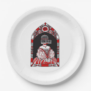 Till Death Do Us Part Caged Bird Classic Paper Plate