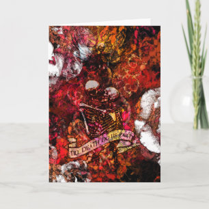 Till Death Do Us Part Card in Red