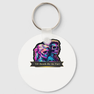 Till Death Do Us Part Classic – Autumn Gothic Vows Key Ring