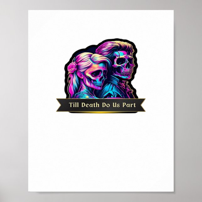 Till Death Do Us Part Classic – Autumn Gothic Vows Poster (Front)