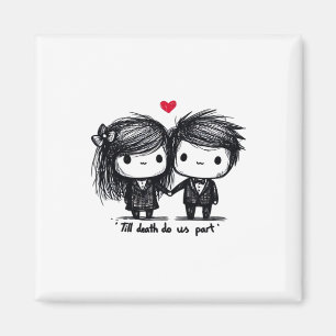 Till Death Do Us Part Classic – Autumn Love Story Magnet