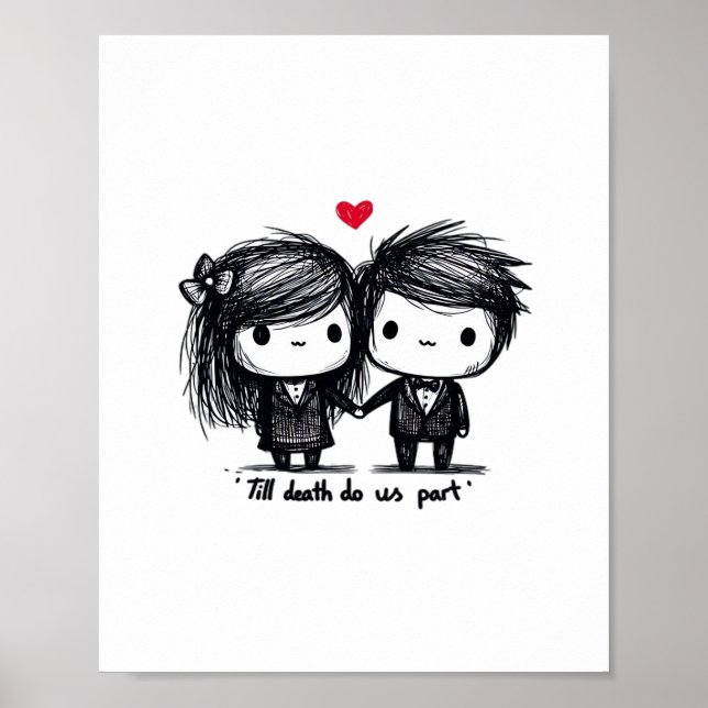 Till Death Do Us Part Classic – Autumn Love Story Poster (Front)