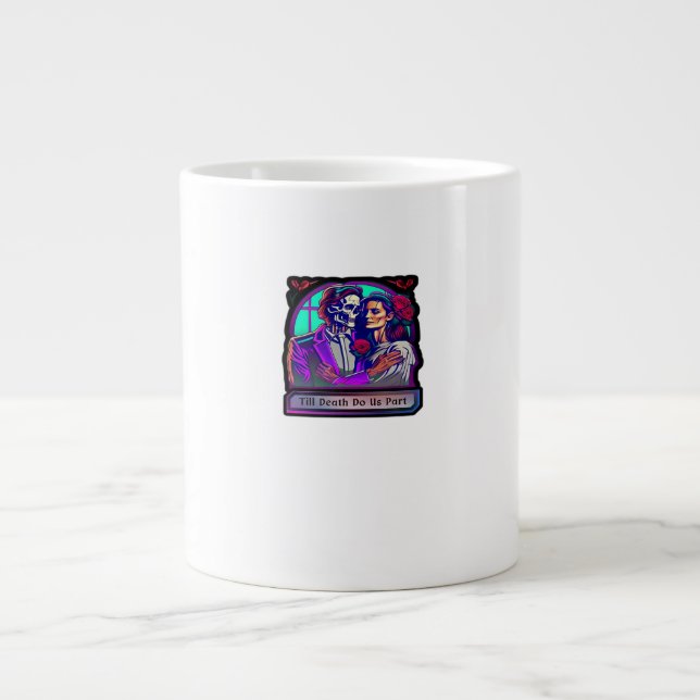 Till Death Do Us Part Classic – Basic Aesthetic Large Coffee Mug (Front)
