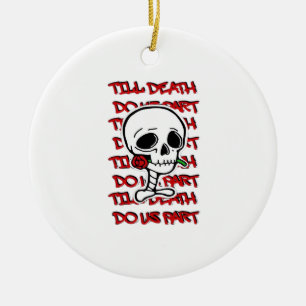 Till Death Do Us Part Classic – Basic Halloween De Ceramic Tree Decoration