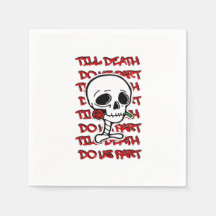 Till Death Do Us Part Classic – Basic Halloween De Napkin