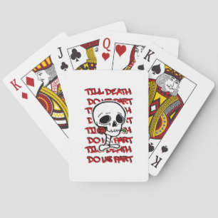 Till Death Do Us Part Classic – Basic Halloween De Playing Cards