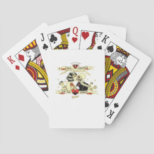 Till Death Do Us Part Classic Design For Halloween Playing Cards