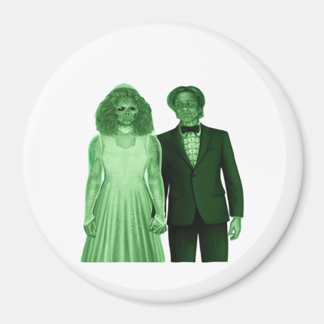 Till Death Do Us Part Classic Design Magnet (Front)