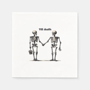 Till Death Do Us Part Classic – Funny Love Quote Napkin