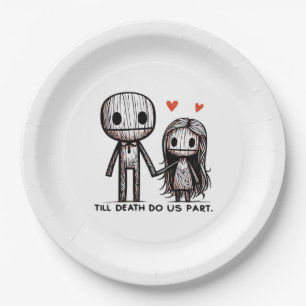 Till Death Do Us Part Classic – Funny Wedding Quot Paper Plate