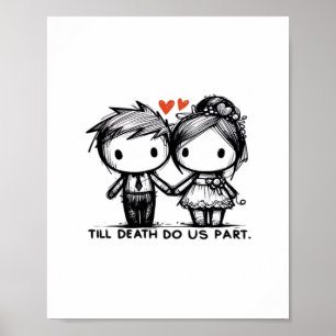 Till Death Do Us Part Classic – Gothic Romance Des Poster