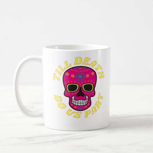Till Death Do Us Part Classic – Gothic Wedding Coffee Mug (Left)