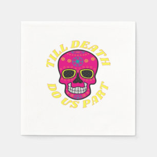 Till Death Do Us Part Classic – Gothic Wedding Napkin