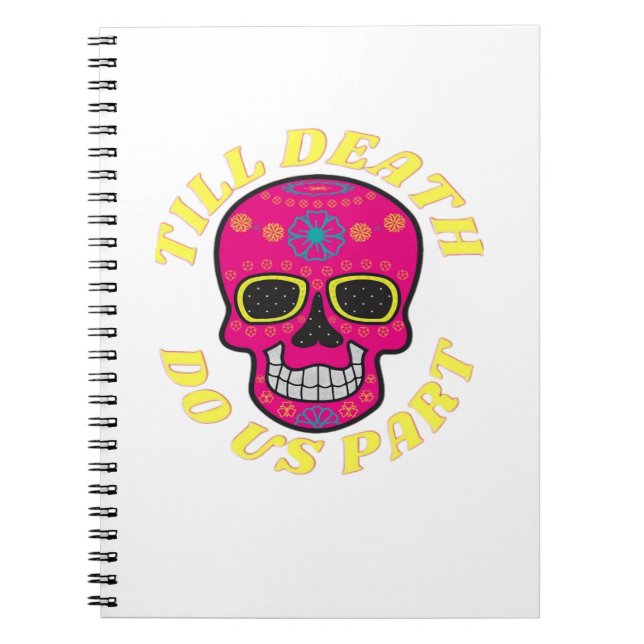 Till Death Do Us Part Classic – Gothic Wedding Notebook (Front)