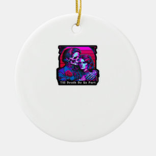 Till Death Do Us Part Classic – Grim Reaper Romanc Ceramic Tree Decoration