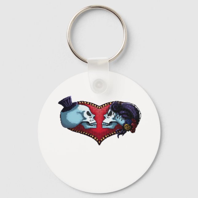 Till Death Do Us Part. Classic Key Ring (Front)