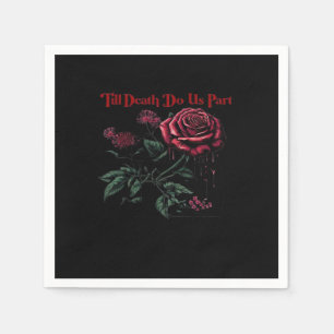 Till Death Do Us Part Classic – Love Design Napkin