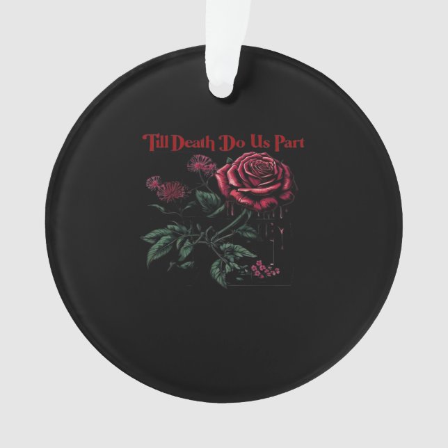 Till Death Do Us Part Classic – Love Design Ornament (Front)