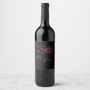 Till Death Do Us Part Classic – Love Design Wine Label