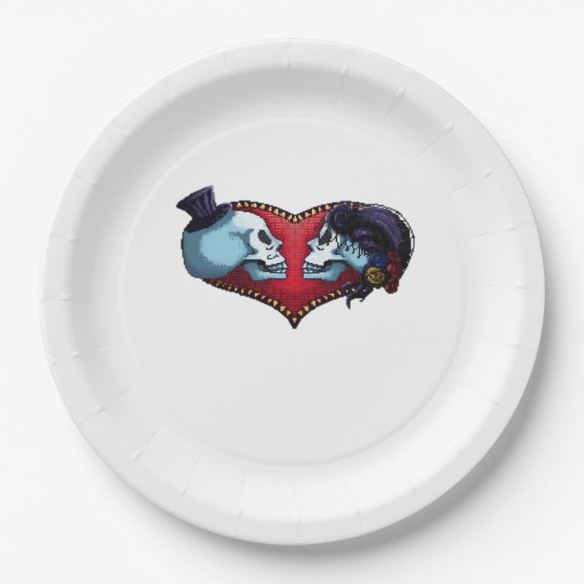 Till Death Do Us Part. Classic Paper Plate (Front)