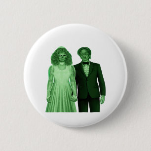Till Death Do Us Part Classic Retro Design 6 Cm Round Badge