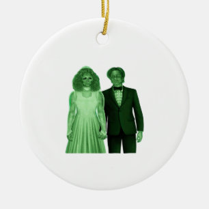 Till Death Do Us Part Classic Retro Design Ceramic Tree Decoration