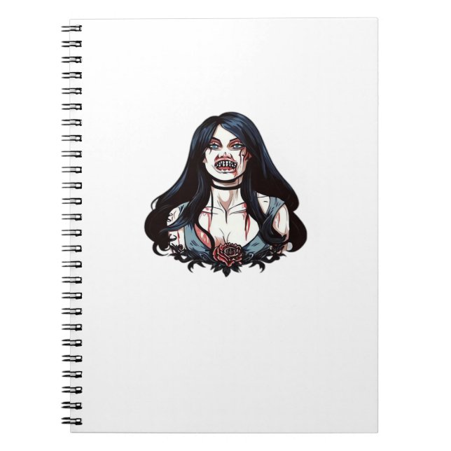 Till Death Do Us Part Classic – Skeleton Couple  Notebook (Front)