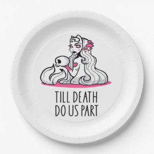 Till Death Do Us Part Classic – Sloth and Soulmate Paper Plate