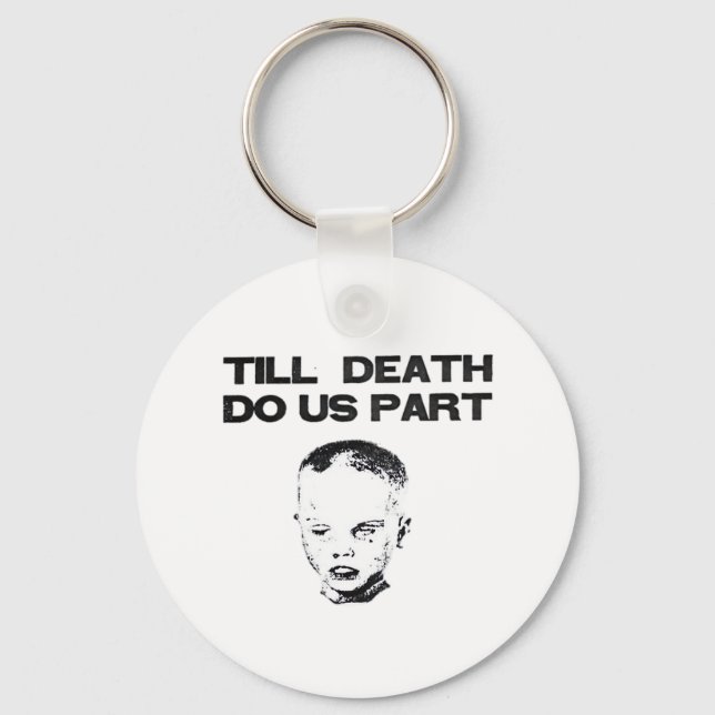 Till Death Do Us Part Classic Sloth Key Ring (Front)
