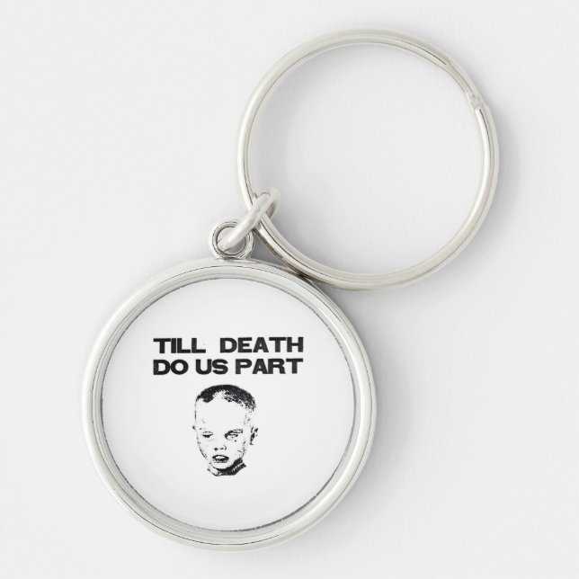 Till Death Do Us Part Classic Sloth Key Ring (Front)