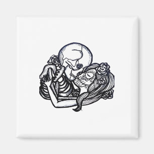 Till Death Do Us Part Classic – Spooky Skeleton Sl Magnet