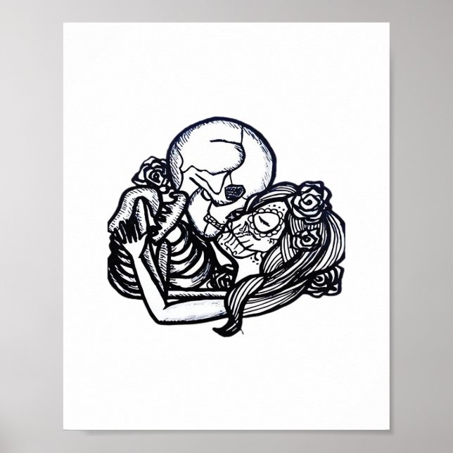 Till Death Do Us Part Classic – Spooky Skeleton Sl Poster (Front)