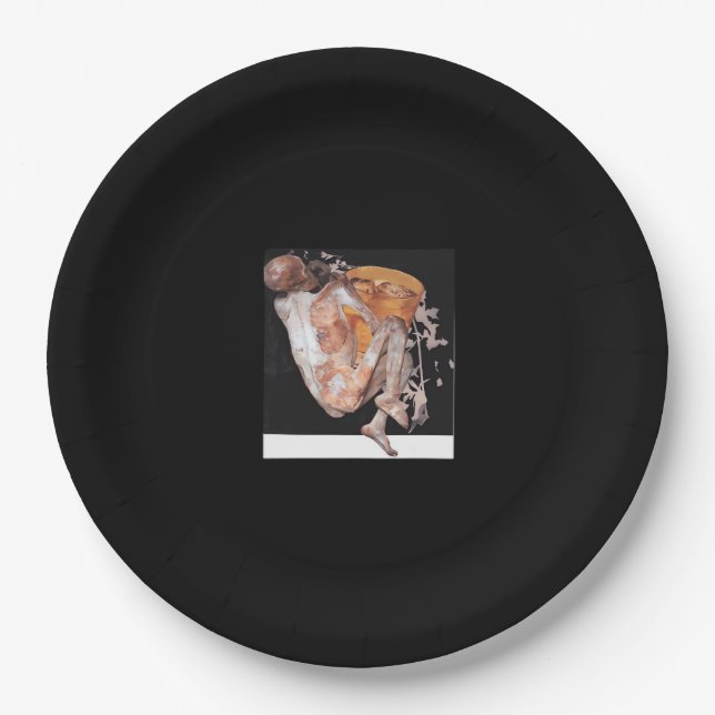 Till Death Do Us Part Classic – Spooky Soulmate Qu Paper Plate (Front)