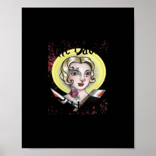 Till Death Do Us Part Classic – Vintage Gothic Rom Poster