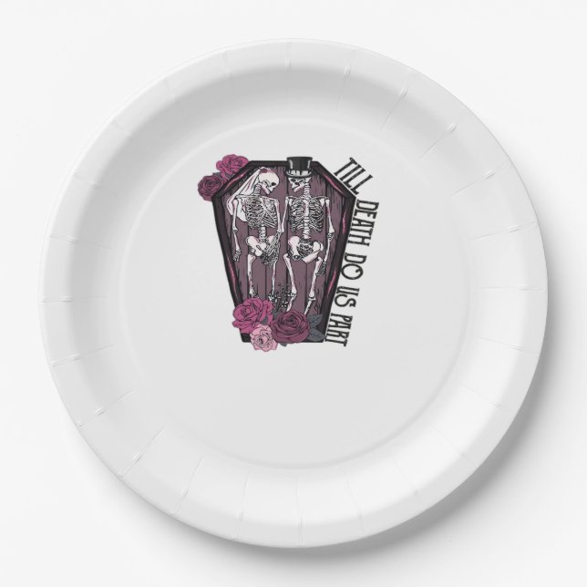 Till Death Do Us Part, Costume Idea Paper Plate (Front)