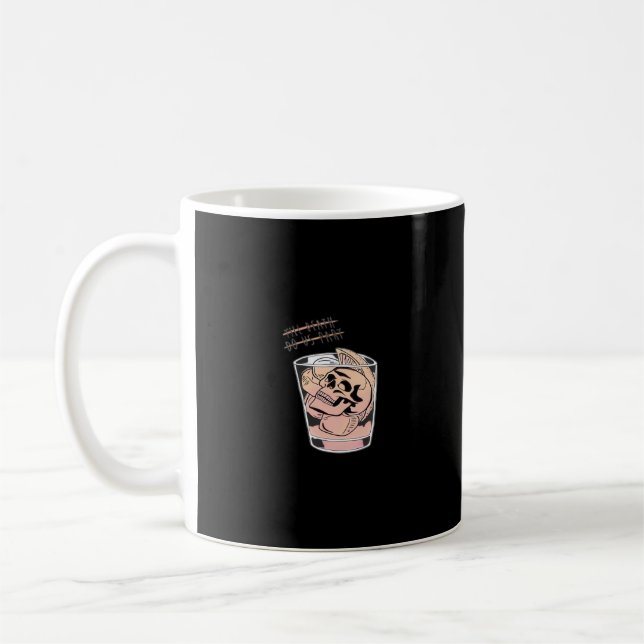 Till Death Do Us Part – Cute Sloth Meets Death Coffee Mug (Left)